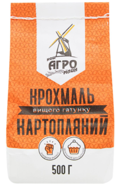 Крохмаль картопляний Наш Агро Млин, 500 г